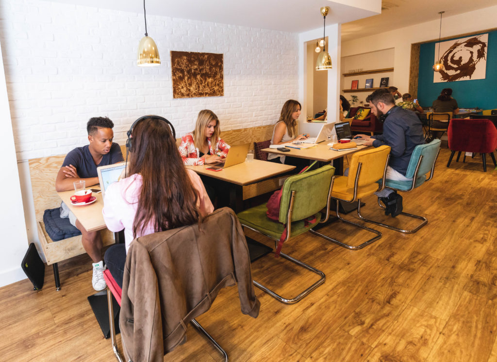 partage dans les coworking